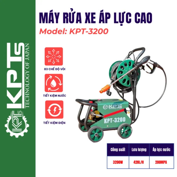 Máy Rửa Xe Áp Lực Cao KPTs KPT-3200